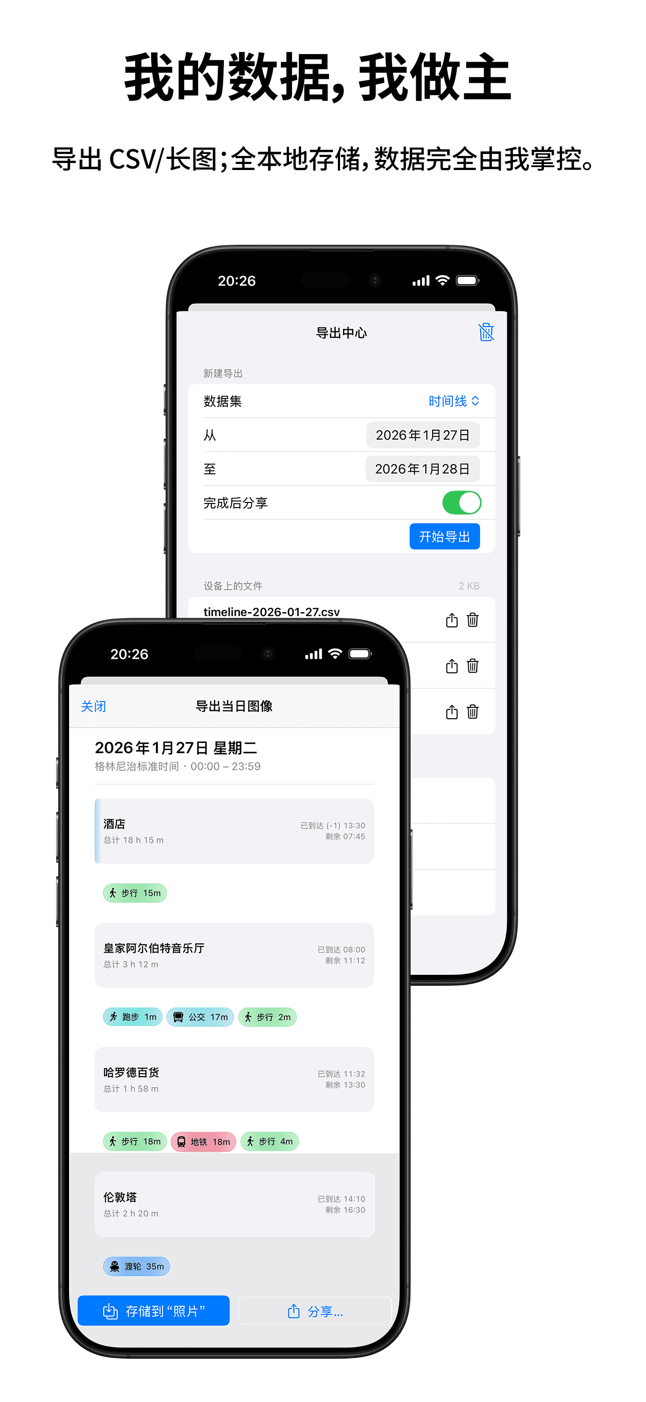 你的数据在你手里